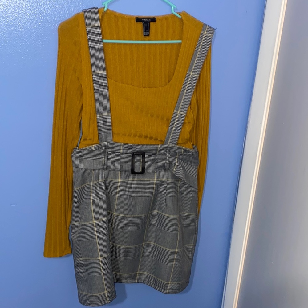 Top and skirt